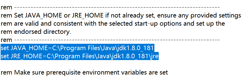 Neither the JAVA_HOME nor the JRE_HOME environment variable is defined