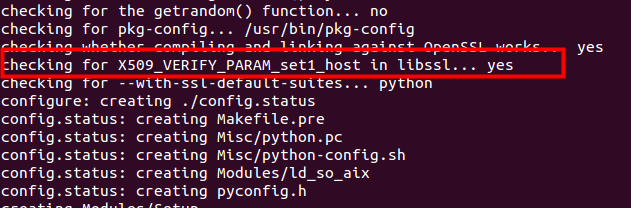 Linux编译安装安Python3.7/3.8出现_ssl模块错误| python运行ssl模块出现ModuleNotFoundError第2张
