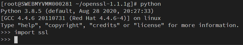 Linux编译安装安Python3.7/3.8出现_ssl模块错误| python运行ssl模块出现ModuleNotFoundError第3张