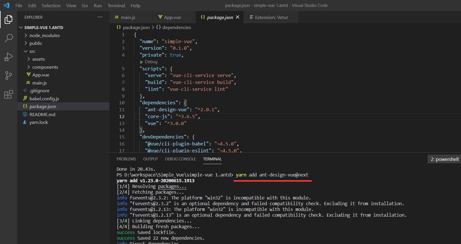 《Asp.Net Core3 + Vue3入坑教程》 - Vue 2.使用Ant Design of Vue编写页面 & vue-router 初试