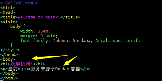 在Docker中安装Nginx