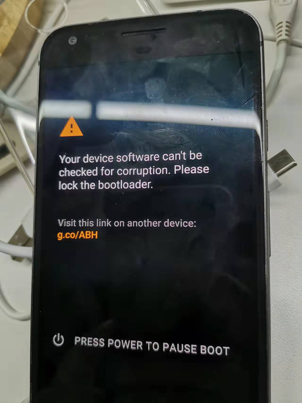 Your device software cant be checked for corruption please lock bootloader что делать