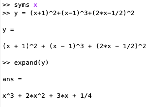 Matlab 展开和化简多项式 Raiuny 博客园