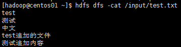 Hadoop HDFS命令行操作第9张