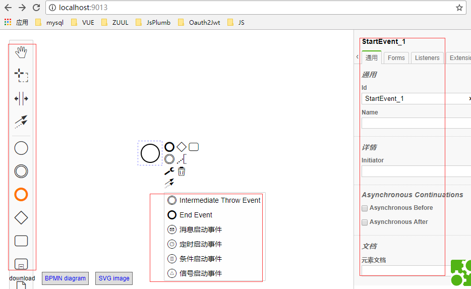 Bpmn Js画流程图 二 框架英文汉化实现 猪脚踏浪 博客园