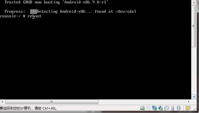 安装android-x86-9.0-rc1 卡死在detecting Android-x86 Found At /dev/sda1问题解决 ...