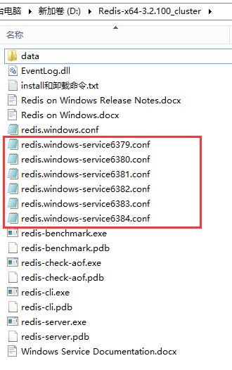 Redis集群搭建~Redis-x64-3.2.100版本