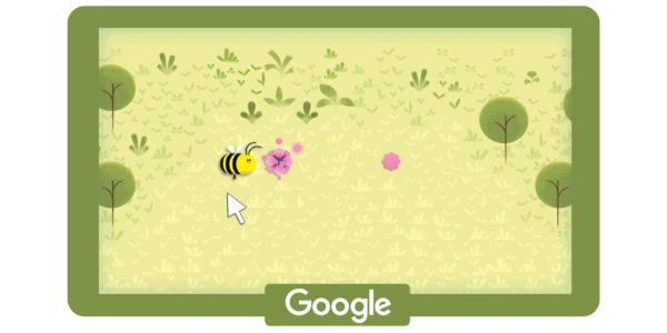 世界地球日50周年快乐！谷歌以小蜜蜂为主角推出互动涂鸦