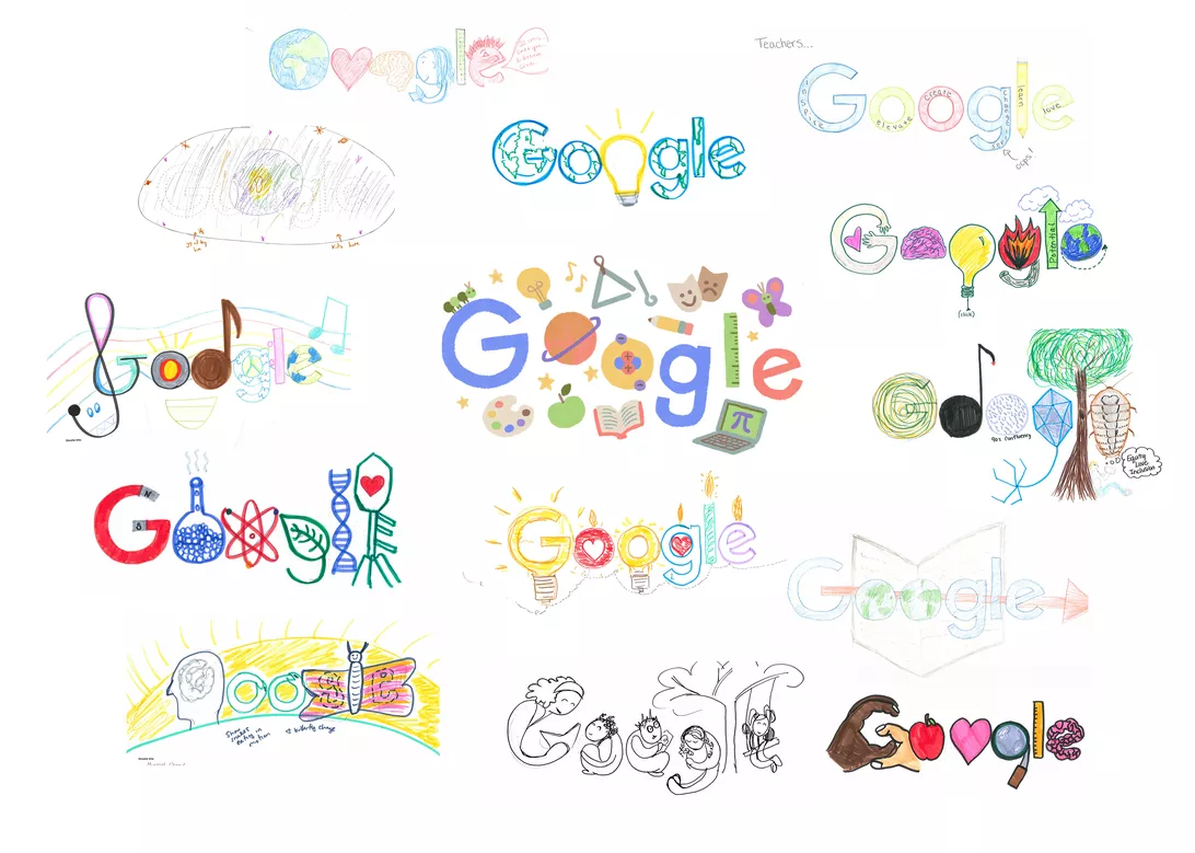 Google Doodle庆祝教师感恩周 感谢网络课堂上的教职人员