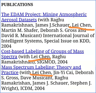 在威斯康辛大学麦迪逊分校的官网上，至今还可以找到黄峥的主页，上面列着他的三个主要学术成果，作者栏都写着陈磊的名字。