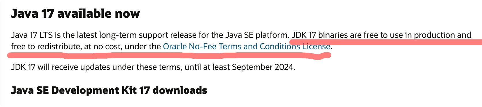 重磅！JDK 17 发布，Oracle 宣布从 JDK 17 开始正式免费。。 