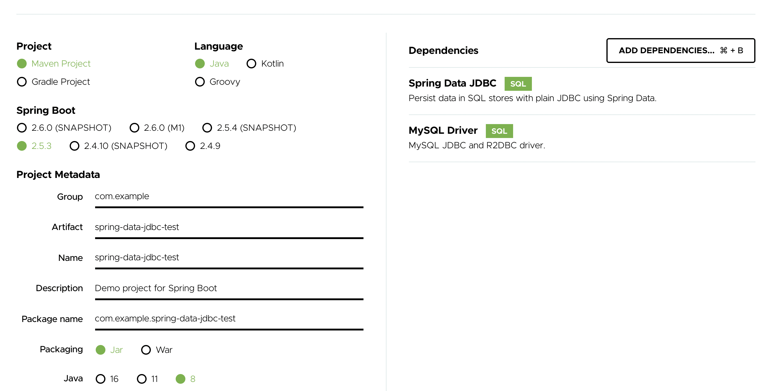 spring-data-jdbc