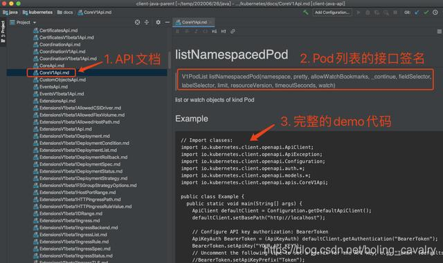 Kubernetes官方java客户端之六：OpenAPI基本操作
