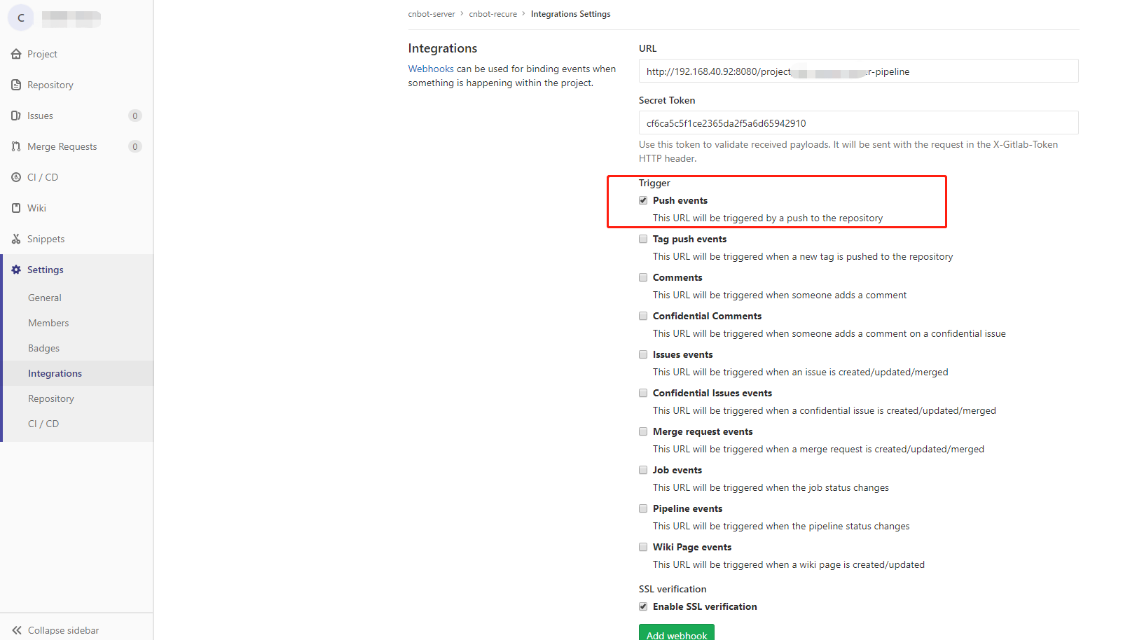 gitlab-webhook-config